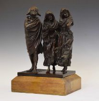 Antonio Pandiani (Italian, 1838-1928) – Bronze figure group