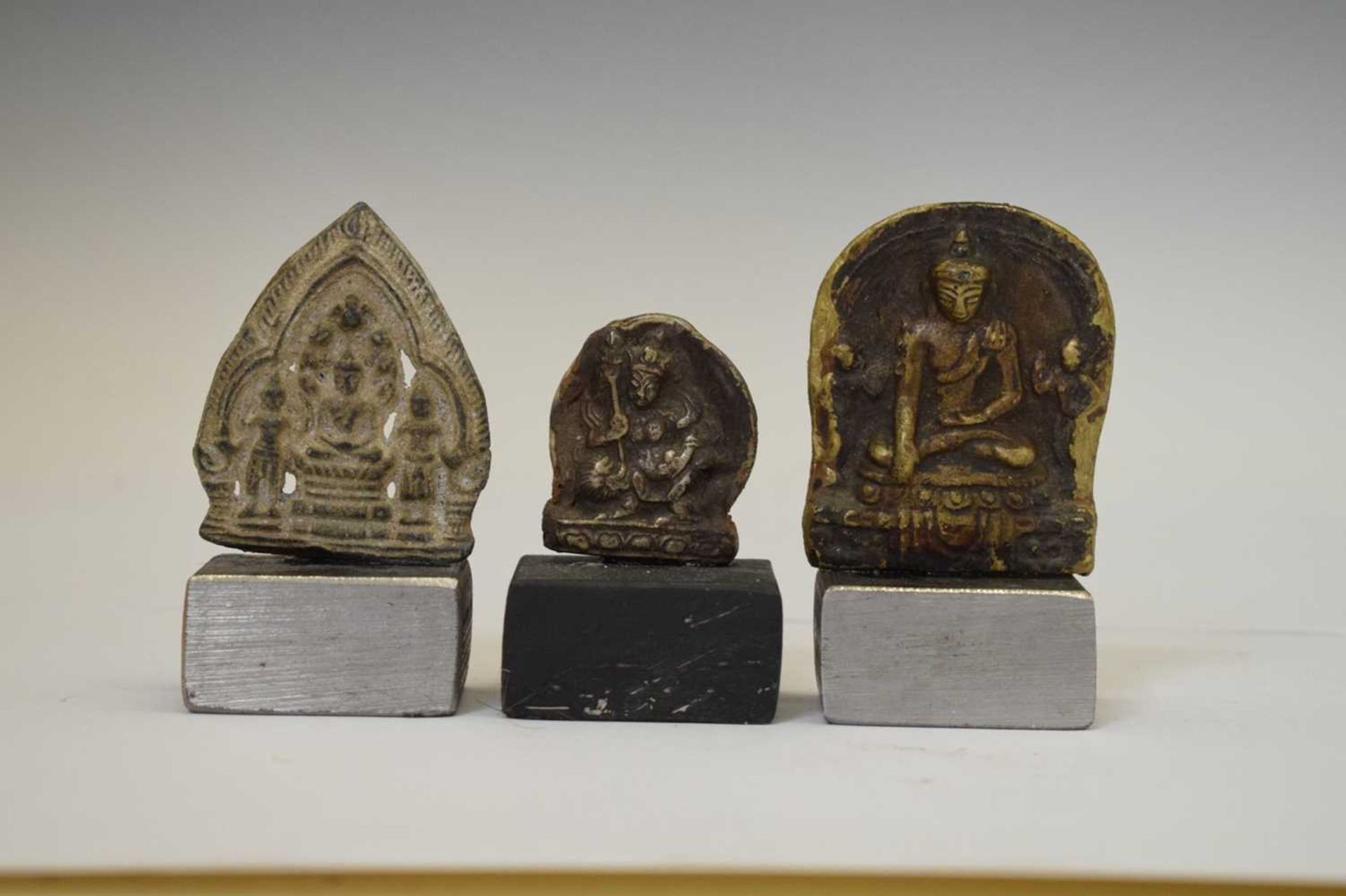Three Thai alloy amulets - Image 11 of 11