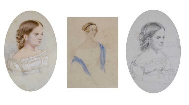 Sir William Charles Ross (1794-1860) - Two portraits of Elizabeth Pack