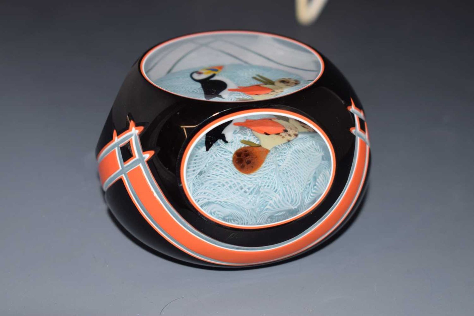 John Deacons black and orange puffin paperweight - Image 5 of 9