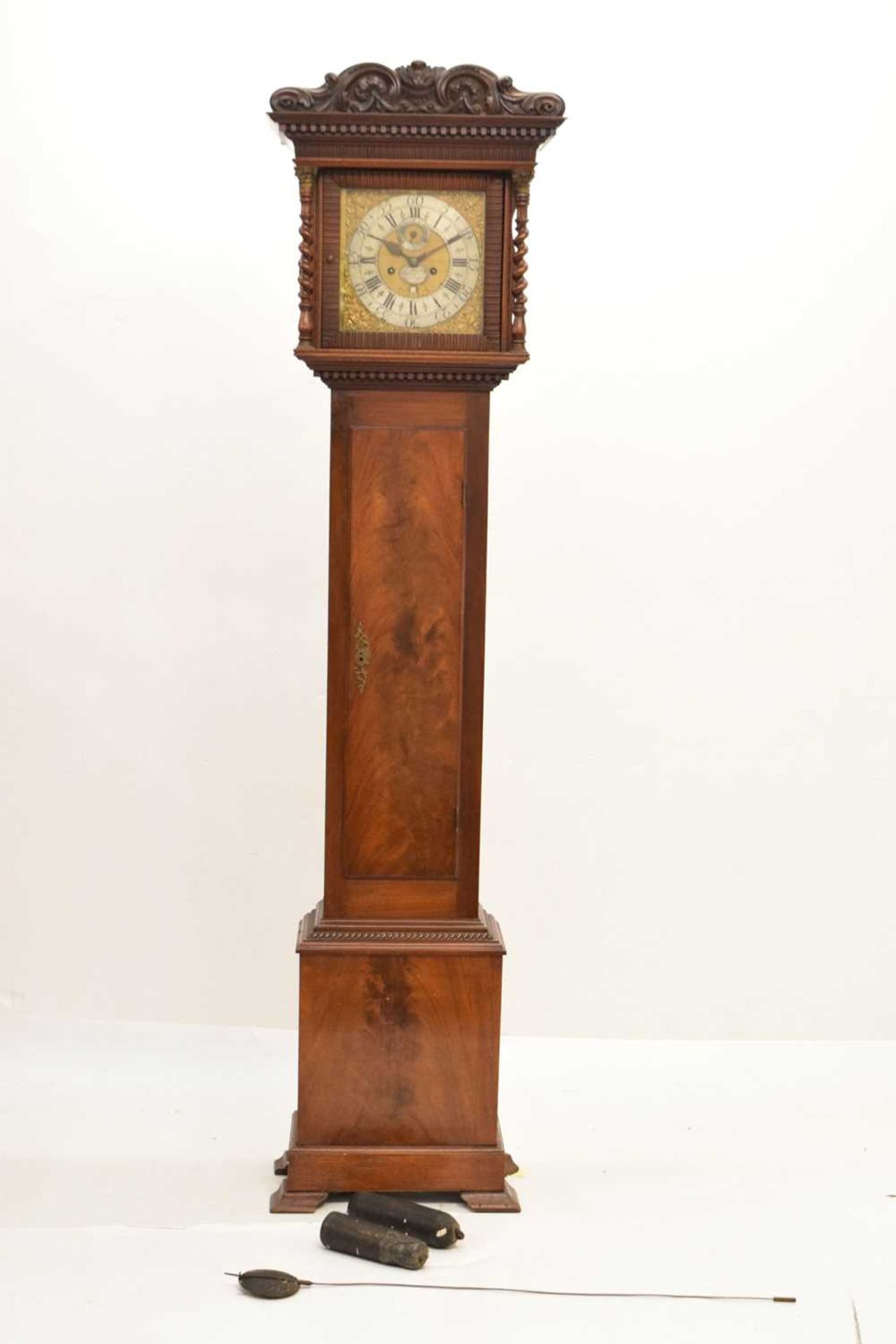 Welsh Interest - George III 8-day brass dial longcase clock - Image 2 of 20