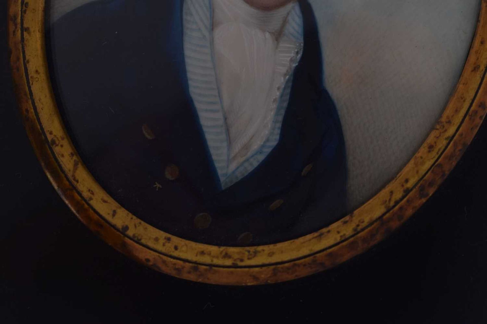 19th century portrait miniature of a gentleman - Image 4 of 8