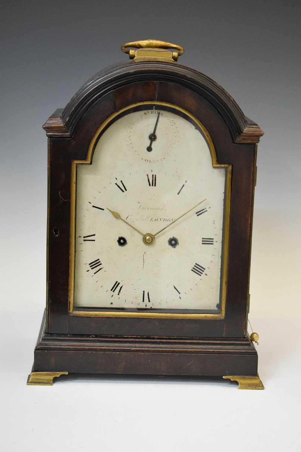 Early 19th century mahogany twin fusée bracket clock with pull repeat, Barrauds, Cornhill No. 563 - Image 2 of 16