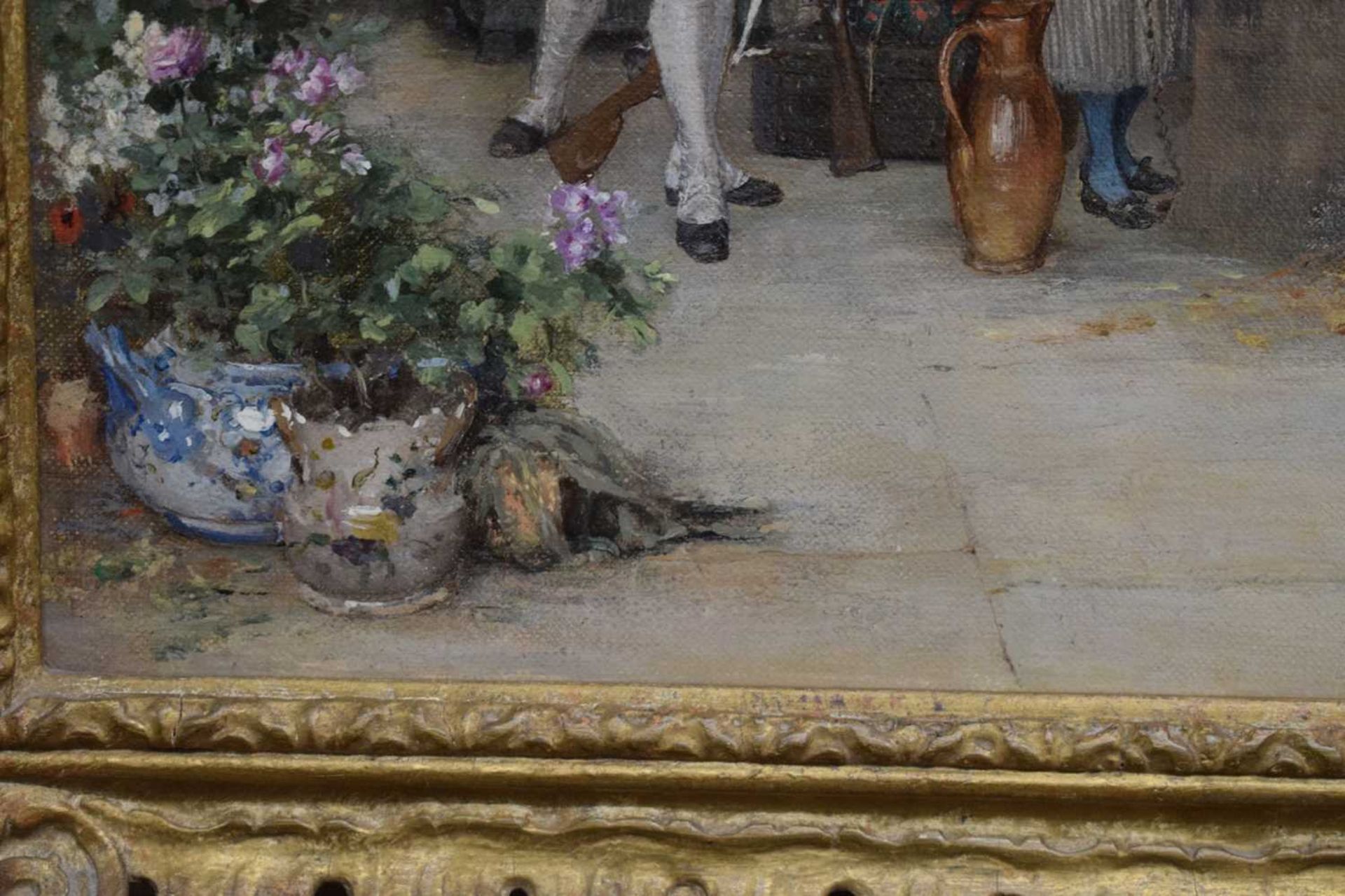 Charles-Alexandre Coëssin de la Fosse (1829–1910) - Oil on canvas - Image 6 of 16