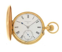 Barraud & Lunds, London - 18ct gold hunter pocket watch