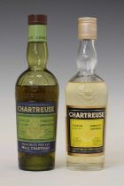 Green Chartreuse 96° proof, and Yellow Chartreuse 75° proof