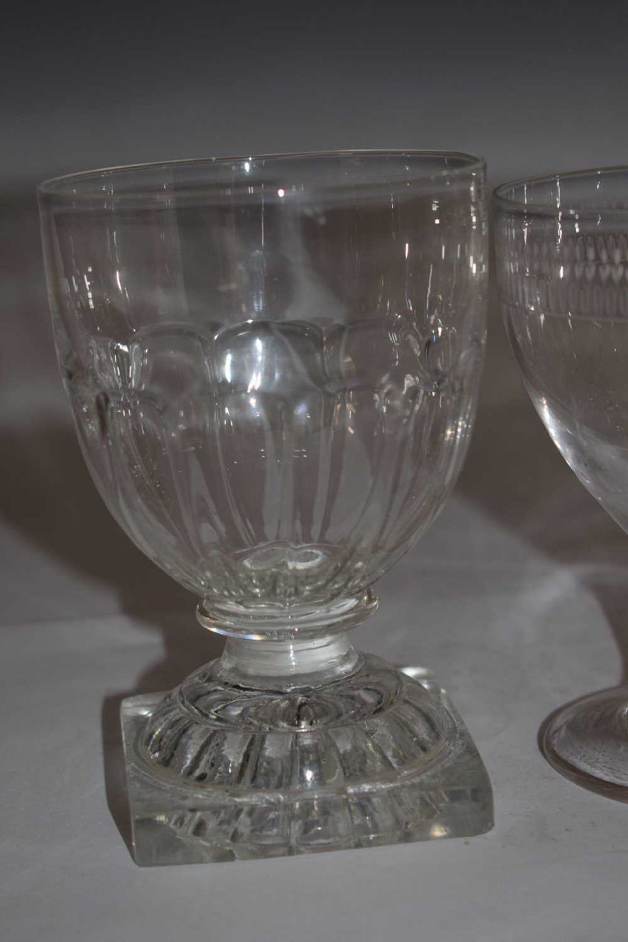 Four early 19th century glass rummers - Image 7 of 18