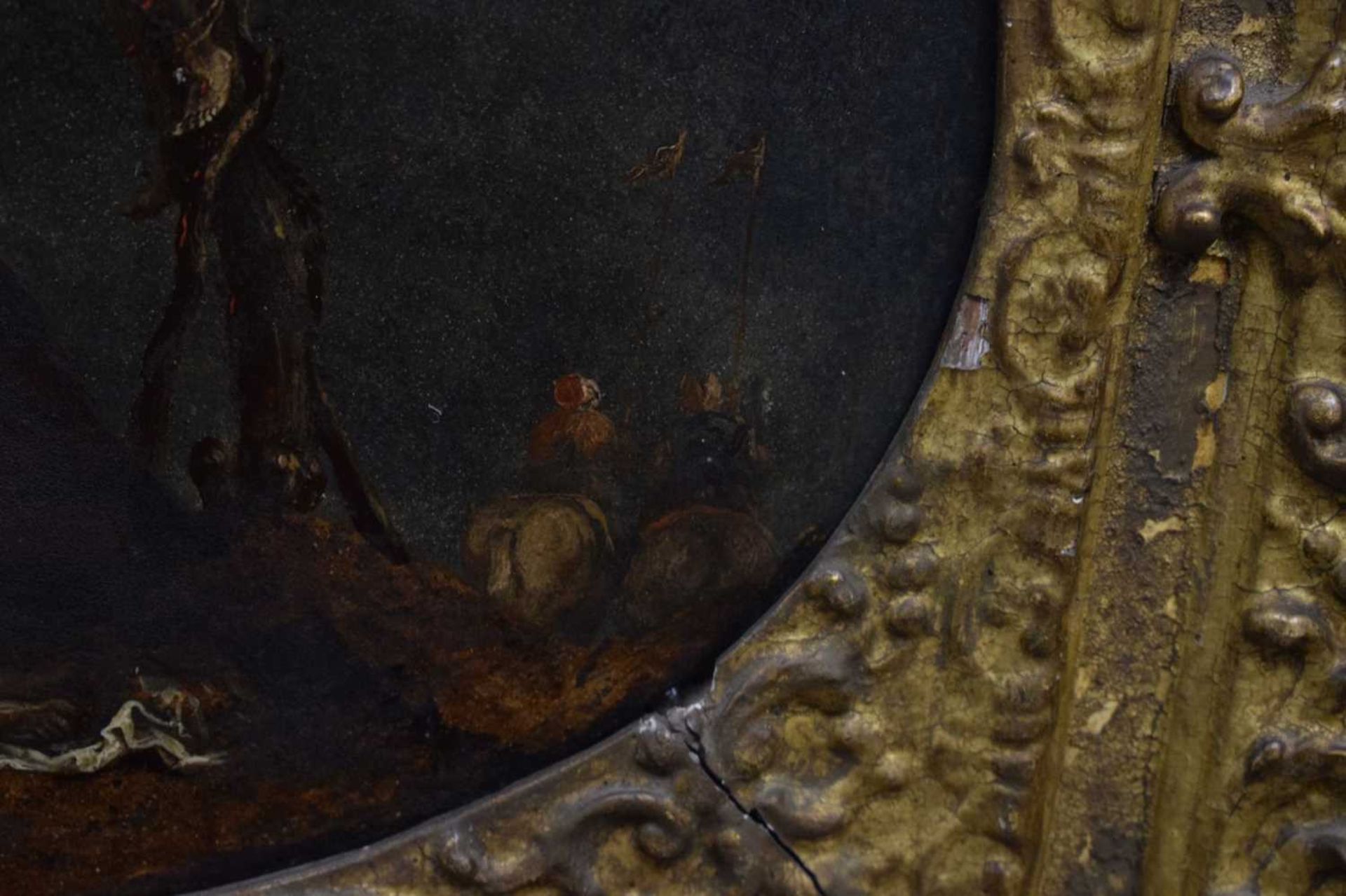 Florentine School, 17th century - Oil on slate – Christ mourned by the three Marys - Image 6 of 17