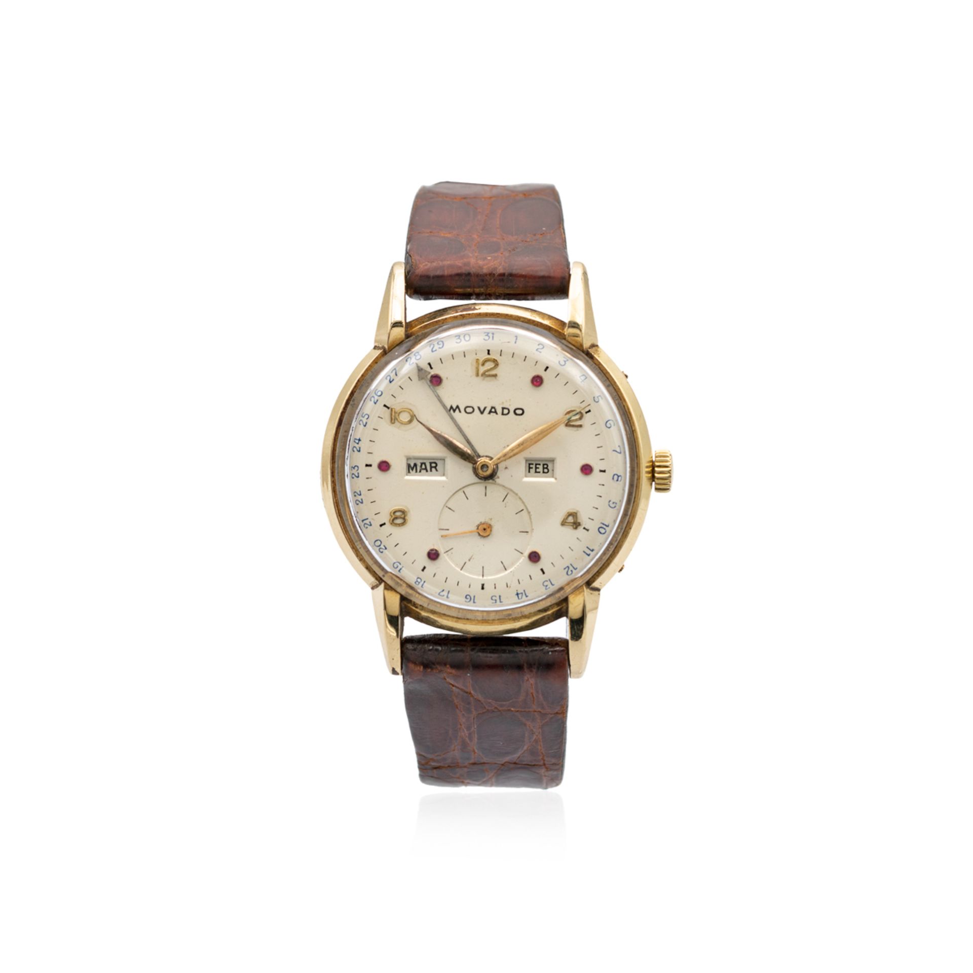 Movado Triple Date, vintage wristwatch