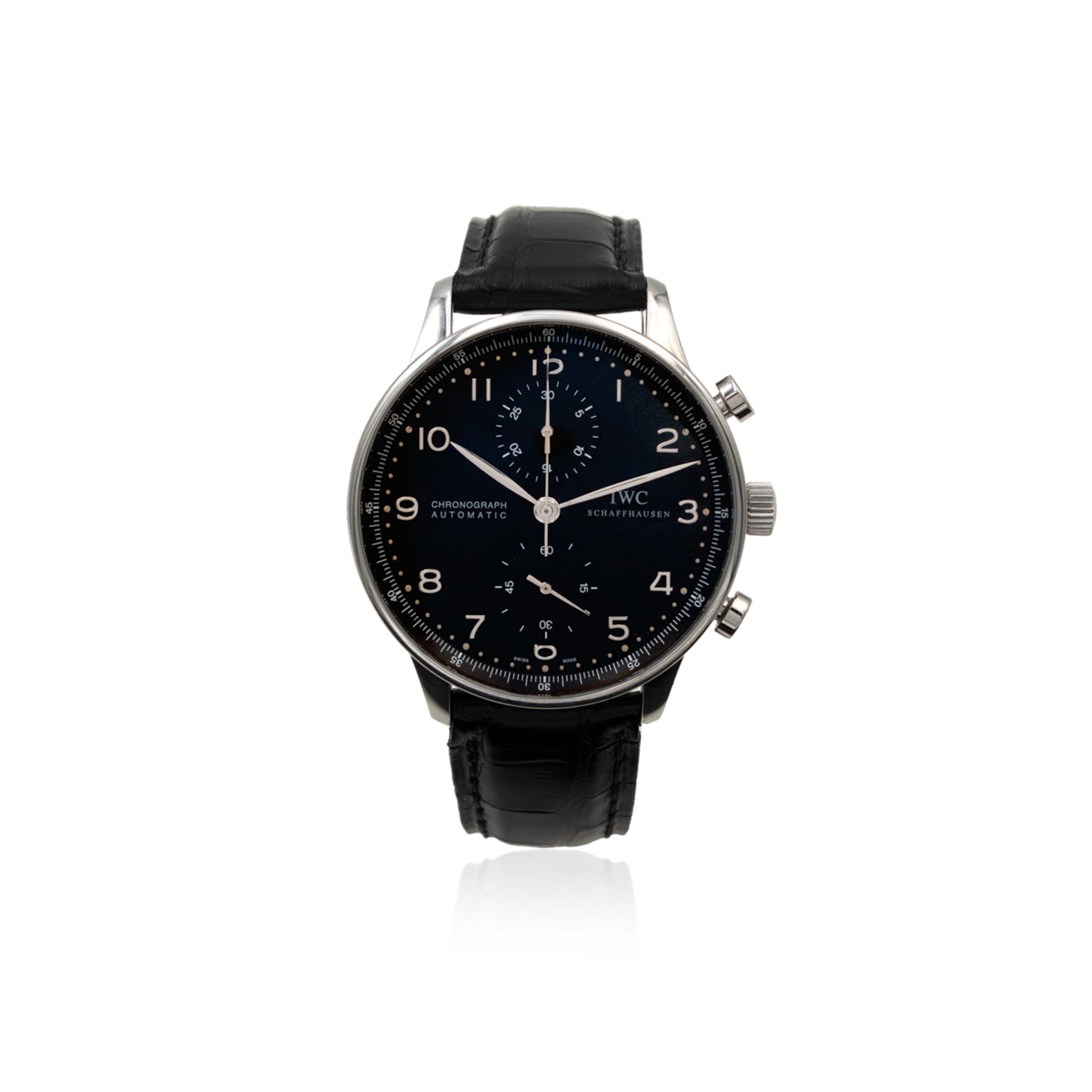 Iwc Portuguese Shaffhaussen chronograph wristwatch