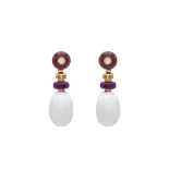 Bulgari Eden collection pendant earrings