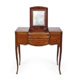 Threaded wood dressing table