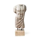 White marble Male torso