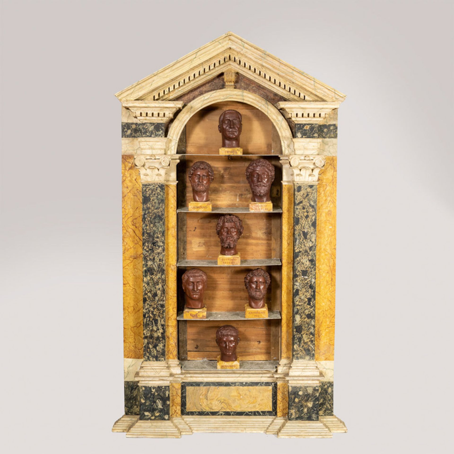 Lacquered wood aedicule - Image 2 of 2