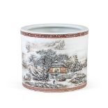 Porcelain cachepot