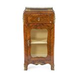 Bois de rose display cabinet