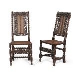 Pair of wooden chairs