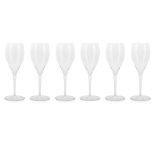 Baccarat, set of chalice glasses (6)