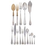 Silver cutlery set (163)