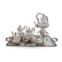 Silver tea and coffee service (6)