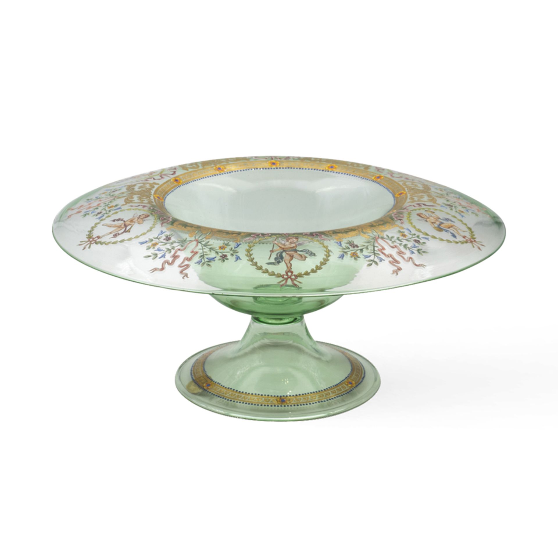 Glass stand, Vetreria Salviati & Co manufacture