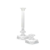 Val Saint Lambert, candlesticks set (4)