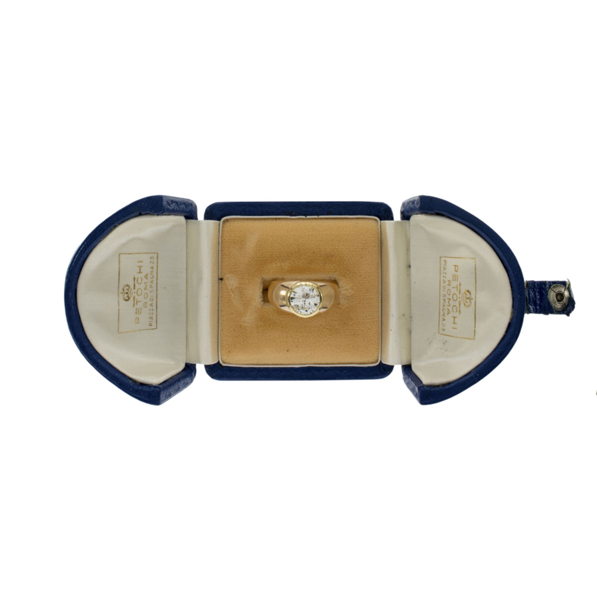 18kt rose gold ring with 1.93 ct diamond - Bild 2 aus 4