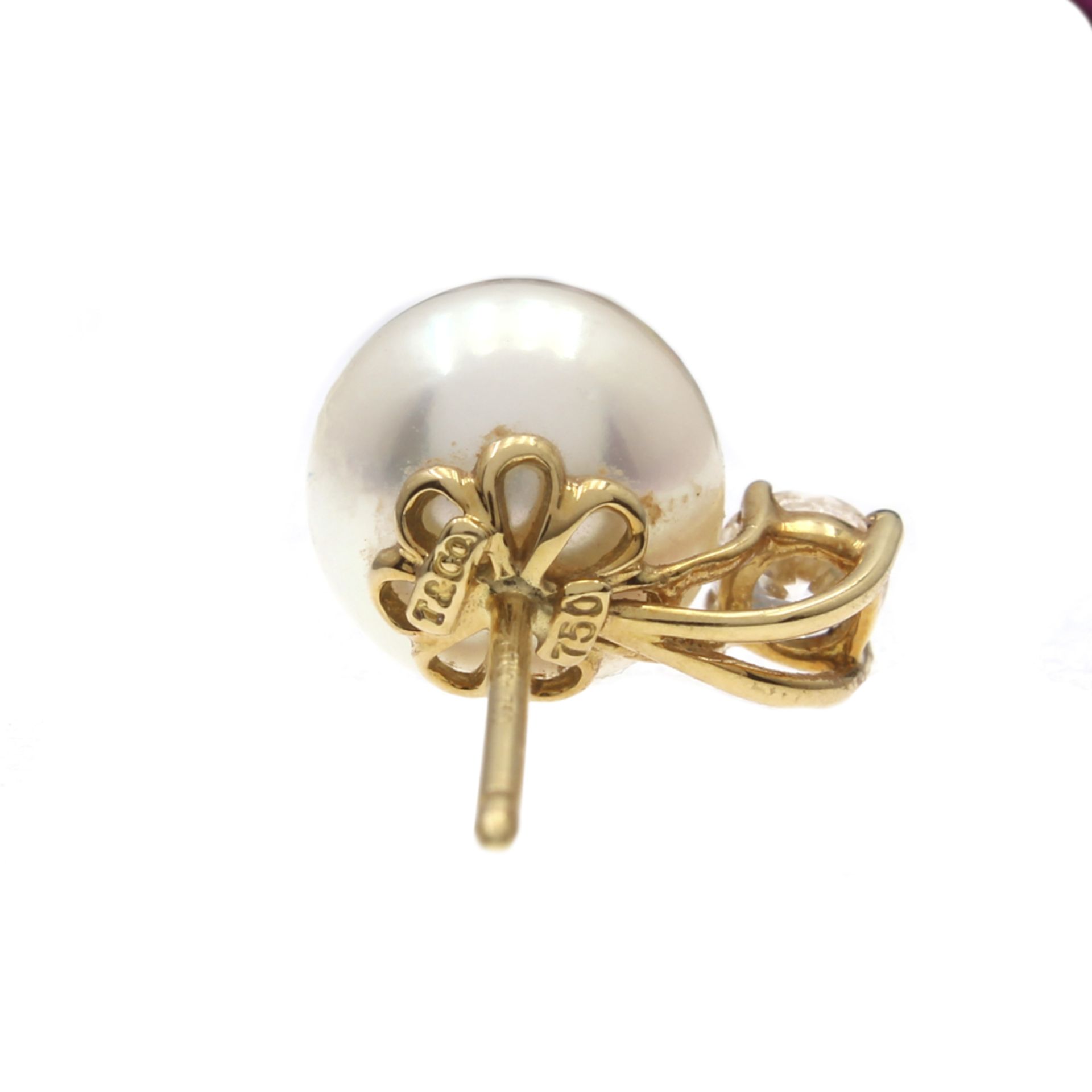 Tiffany & Co. 18kt yellow gold lobe earrings - Bild 3 aus 3
