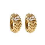 Bulgari Spiga collection lobe earrings