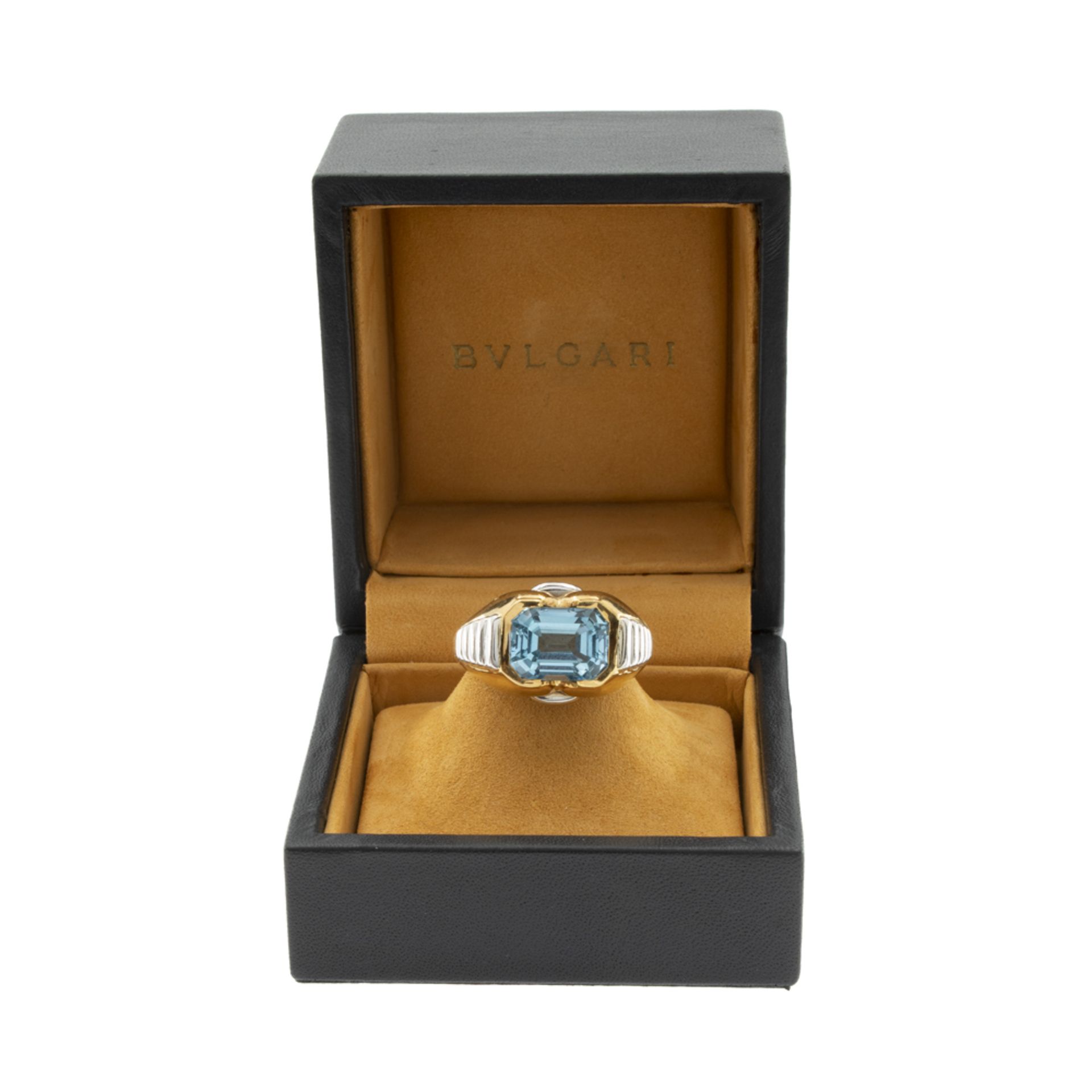 Bulgari blue topaz ring - Bild 3 aus 4