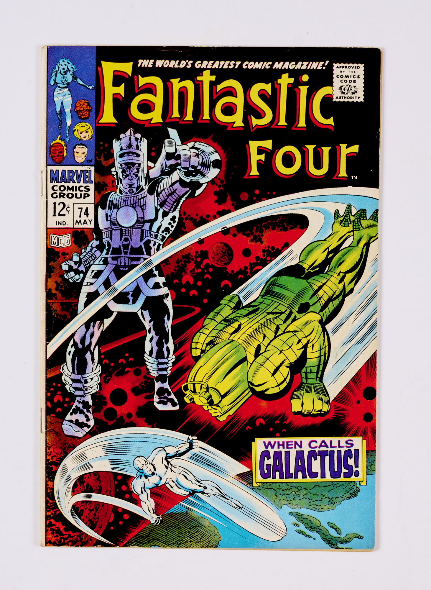 Fantastic Four 74 (1968). Cents copy, cream pages [vfn-]. No Reserve