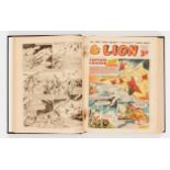 Lion (Jul-Dec 1954) 124-149. In half-year bound volume. Starring Captain Condor by Frank S Pepper,