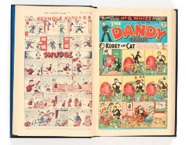 Dandy (1949) 386-423. Complete year in bound volume starring Desperate Dan and Danny Longlegs by