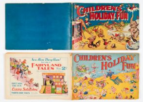 Children's Holiday Fun soft cover annuals 2 & 4 (1938, 1940). John Leng & Co. There were only 4