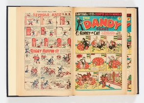 Dandy (1950) 424-475 Complete year in bound volume. With Korky, Keyhole Kate, Desperate Dan and