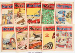 Hotspur (1949) 637-686 Complete year with two fortnightly issues. With Captain Midnight, The Evil