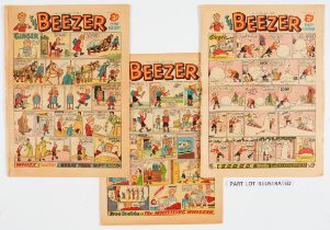 Beezer (1956) 1-50 Near complete year missing No 35. Ginger, Mick on the Moon, Pop, Dick and