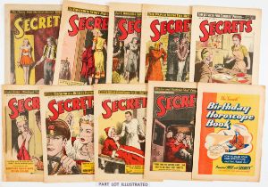 Secrets (1948-52 C.C. Thomson & John Leng) 1948-50: 24 issues, 1951: 35 issues, 1952: 34 issues