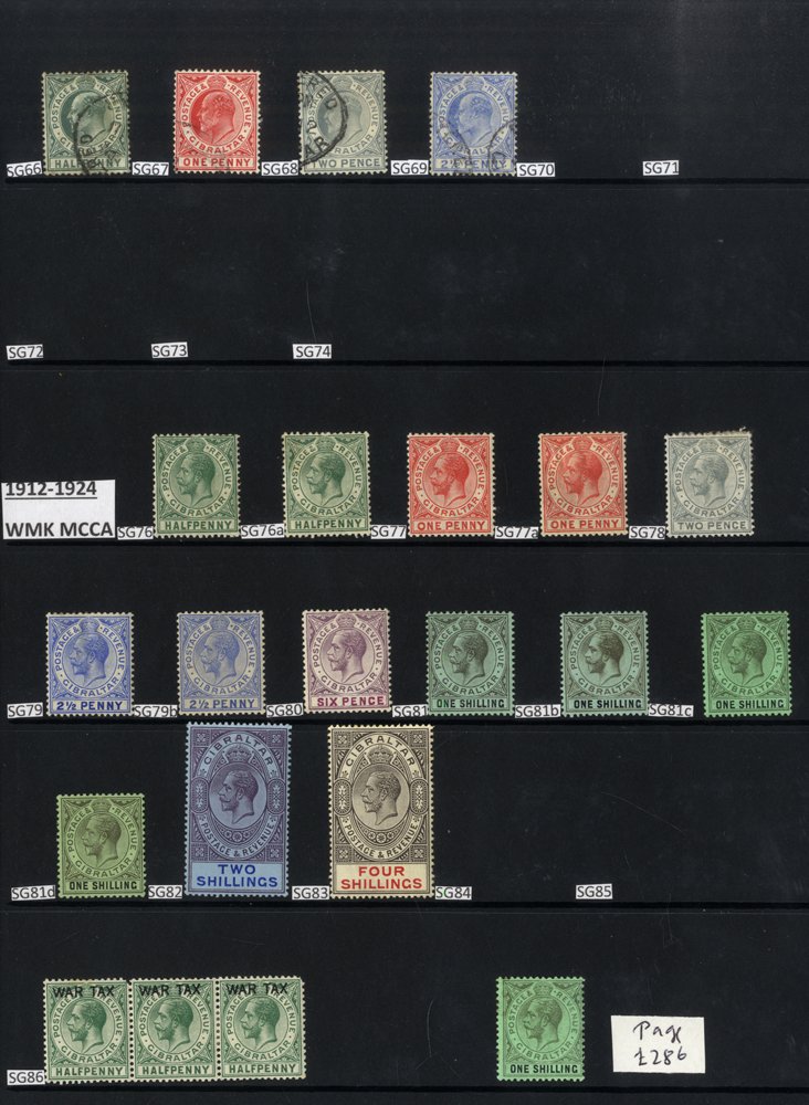 1903-70 M & U collection on hagner leaves incl. 1903 CCA vals to 2s M & 1s FU, 1904-08 MCCA ½d, 2d & - Image 2 of 4