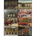 MILITARY modern album of cards, mainly British Regiments incl. The Milton 'Army' Series, Taylors '