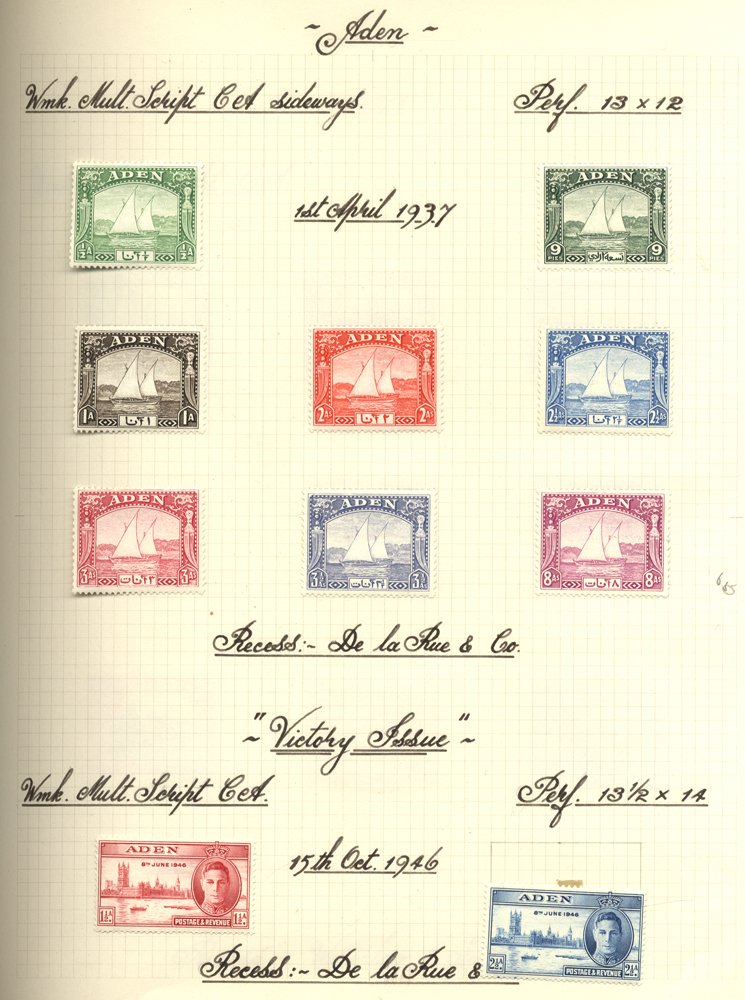 BRITISH COMMONWEALTH KING GEORGE VI mint collection of sets generally up to 2/6d or equivalent incl.