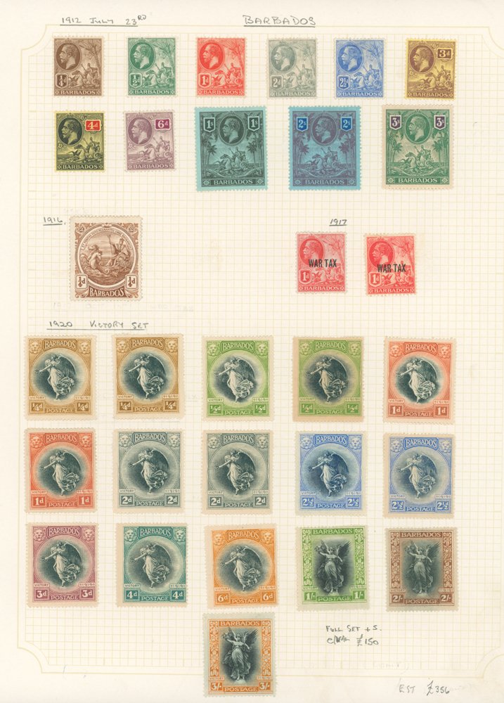 BRITISH COMMONWEALTH QV-KGV M collection housed in four Avon albums, laid out alphabetically A-Z - Image 2 of 8