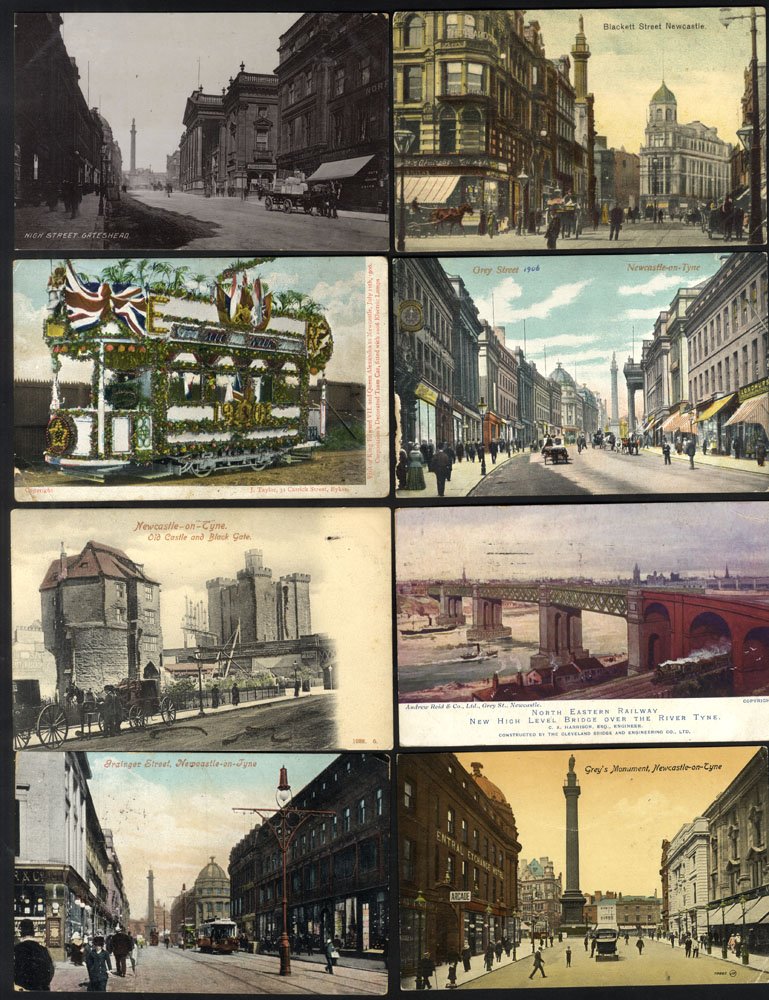 NEWCASTLE UPON TYNE collection of cards housed in two albums with a good general range of street - Image 2 of 2