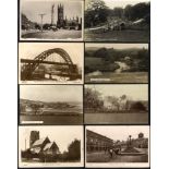 NORTHUMBERLAND modern album of cards incl. Alnmouth, Alnwick, Berwick, Corbridge, Rothbury,