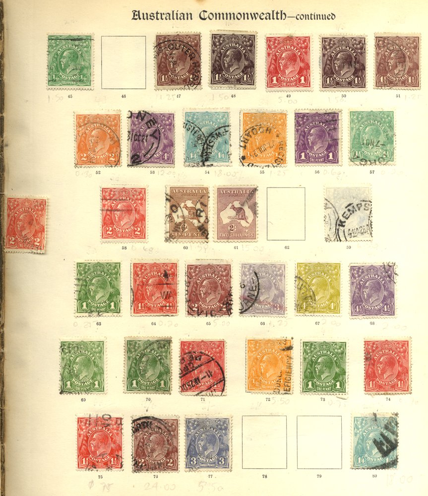 BRITISH EMPIRE COLLECTION housed in Old Imperial album, rather untidy ranges of 2476 stamps in mixed - Image 7 of 7