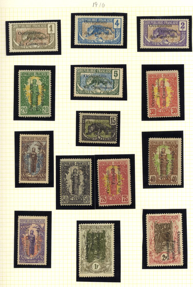 CAMEROUN 1915-59 M collection in an album, a most attractive & comprehensive range, incl. SG.3/5,