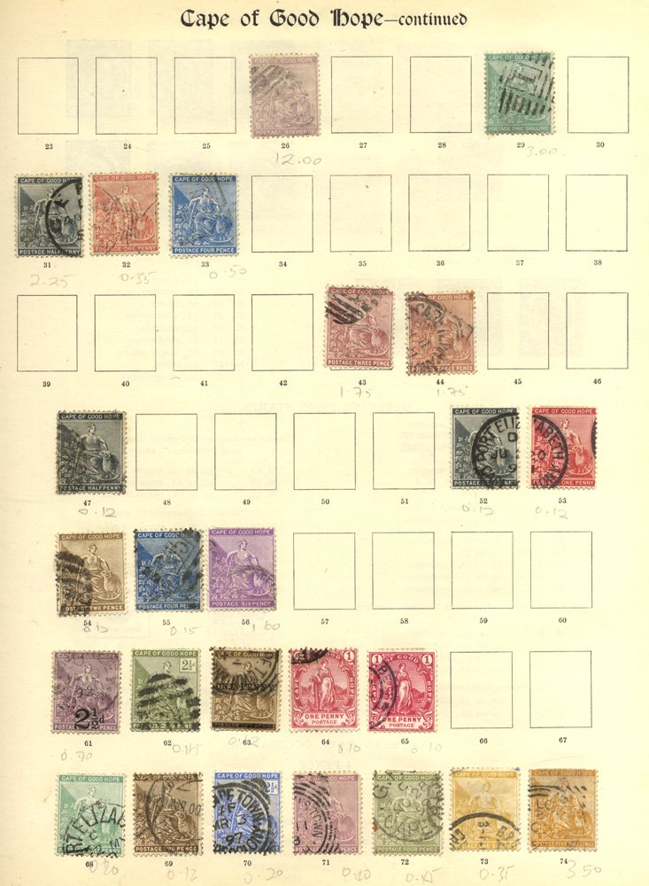 BRITISH EMPIRE COLLECTION housed in Old Imperial album, rather untidy ranges of 2476 stamps in mixed - Image 6 of 7