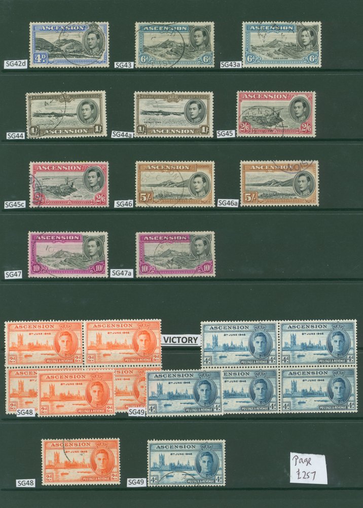 1922-70 M & U collection on hagner leaves incl. 1922 Optd set to 8d M, MCCA 1s M, 1924-33 vals to 1s - Image 4 of 4