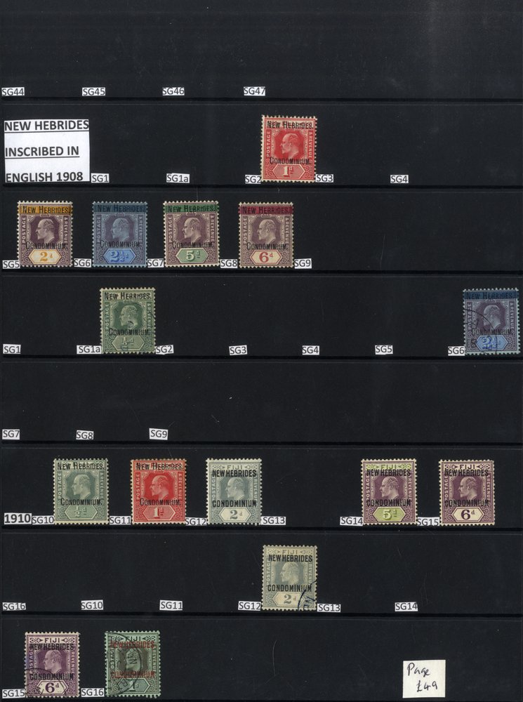 1908-68 M & U collection on hagner leaves incl. 1908 CCA 2d to 6d M, 2s VFU, 1910 to 6d M & 1s U,