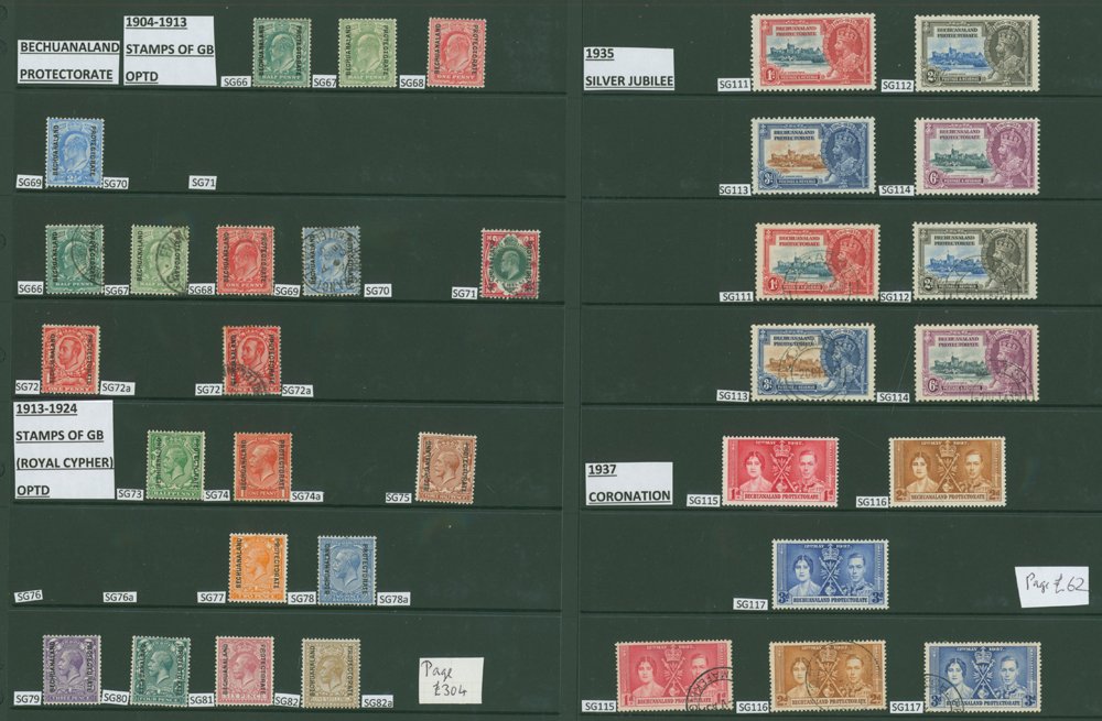 1904-70 M & U collection on hagner leaves incl. 1904 vals to 2½d M, vals to 1s FU, 1913-24 Simple